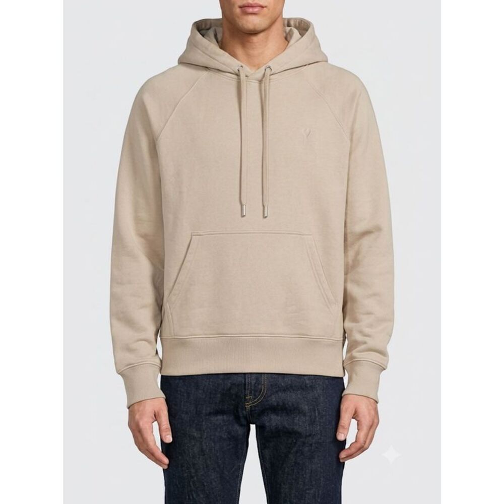 Ami Paris Sweatshirt Men Beige